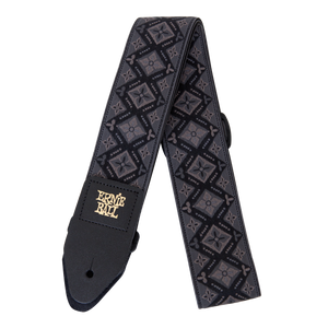 Ernie Ball Regal Black Jacquard Guitar Strap 4093 New