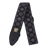 Ernie Ball Regal Black Jacquard Guitar Strap 4093 New