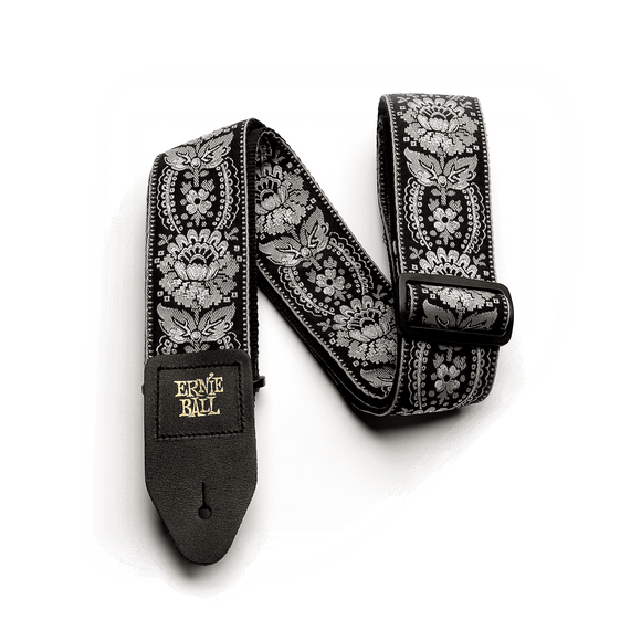 Ernie Ball Silver Orleans Jacquard Guitar Strap - P04150