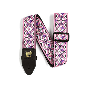 Ernie Ball Kaleidoscope Pink Jacquard Guitar Strap P04658