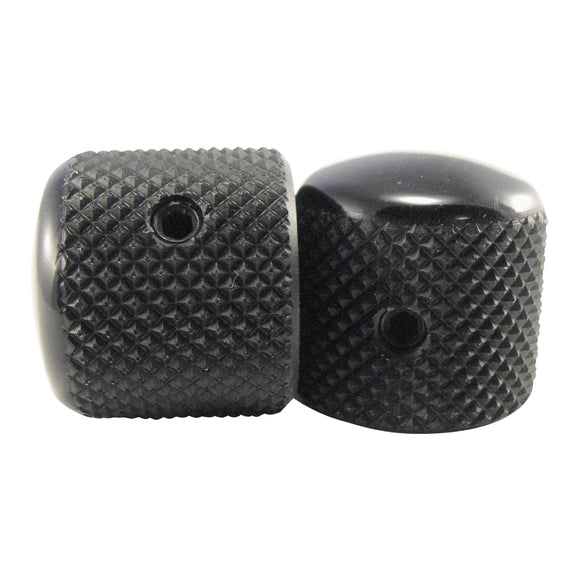 Ernie Ball Black Tele Style Knobs, set of 2 - P06355