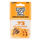 Genuine Ernie Ball Everlast Picks, 12 pack, 0.73 mm Orange P09190