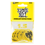 Genuine Ernie Ball Everlast Picks, 12 pack, 1.50 mm Yellow P09195