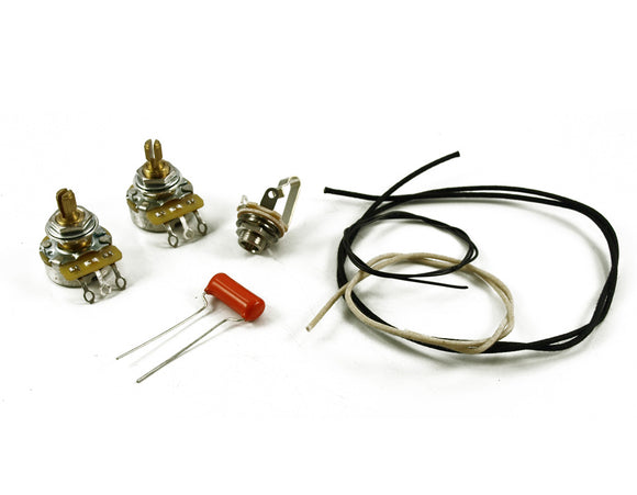 Quality P Bass Complete Wiring Kit, CTS, Switchcraft