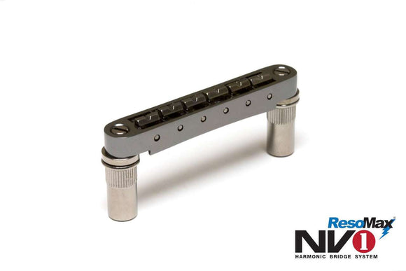 Graph Tech Resomax NV1 6mm Tune-o-matic bridge - Black Nickel - PM-8863-BN