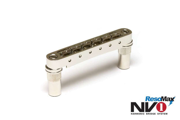 Graph Tech Resomax NV1 6mm Tune-o-matic bridge - Nickel - PM-8863-N0