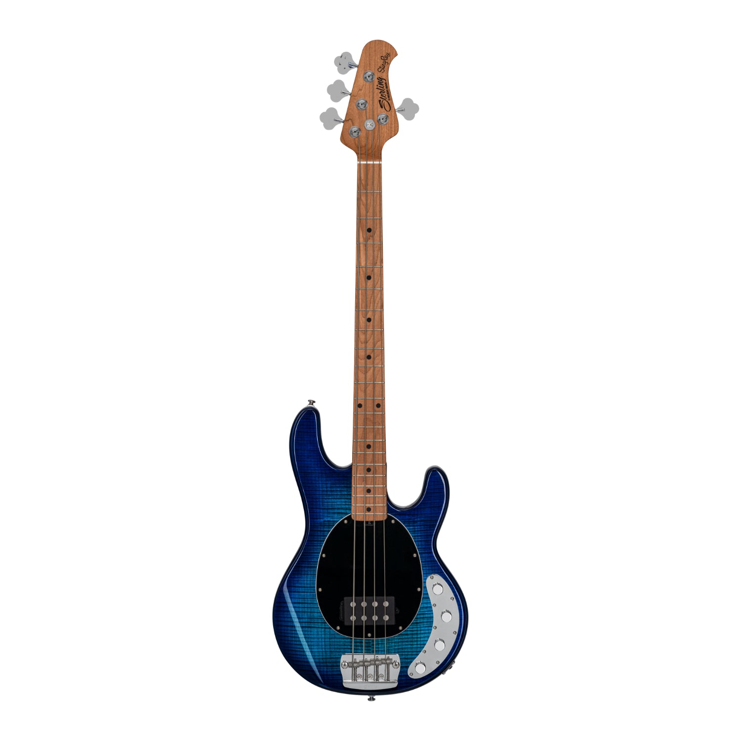 Sterling by Music Man Stingray Bass Ray34FM Flame Maple Neptune