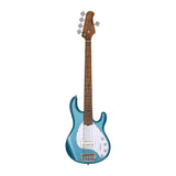 Sterling by Music Man Stingray Bass 5 String Blue Sparkle with Roasted Maple