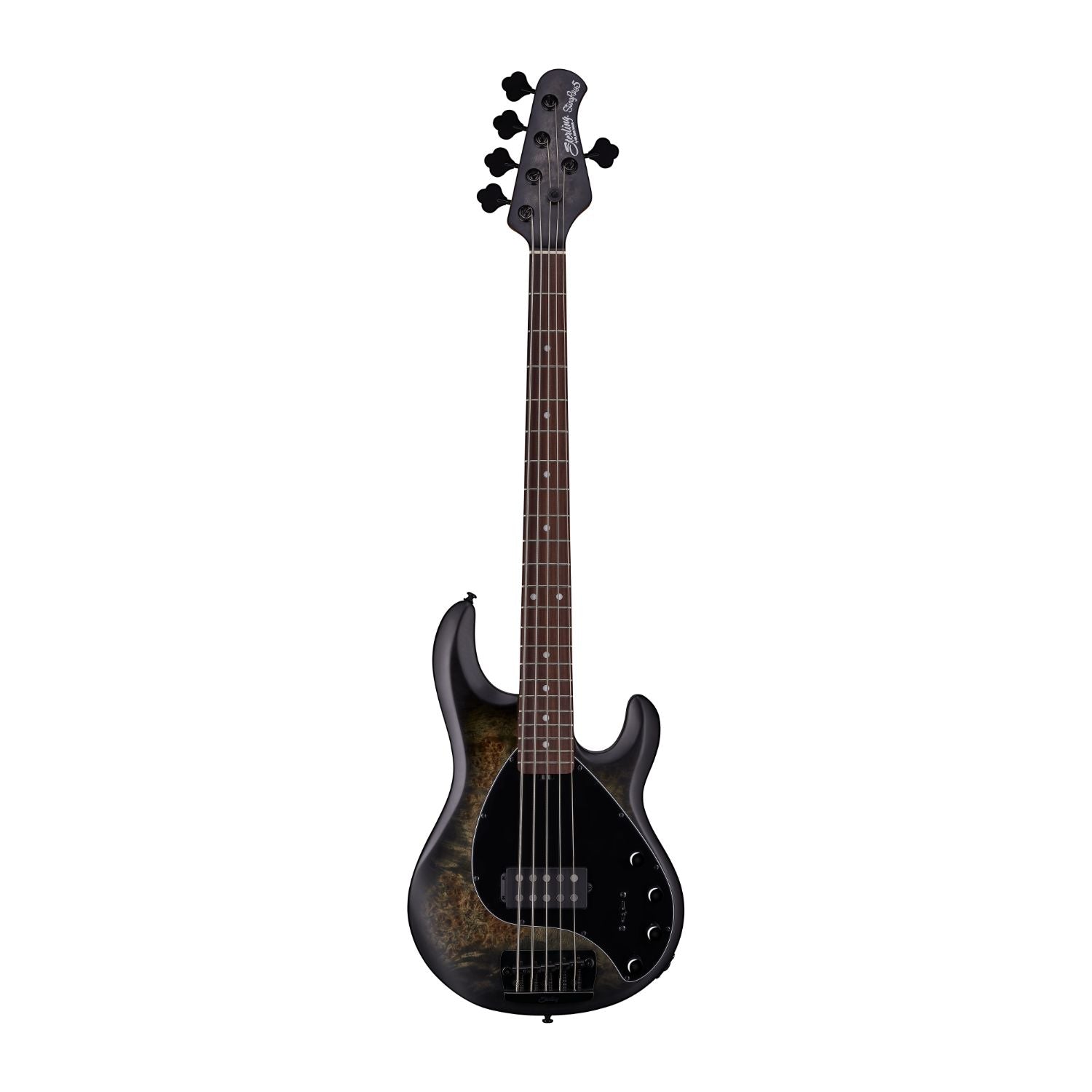 Sterling by Music Man Stingray Bass 5 String Burl Top/Trans Satin