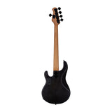 Sterling by Music Man Stingray Bass 5 String Burl Top/Trans Satin Black with Roasted Maple - Plek'd with Finish Blem