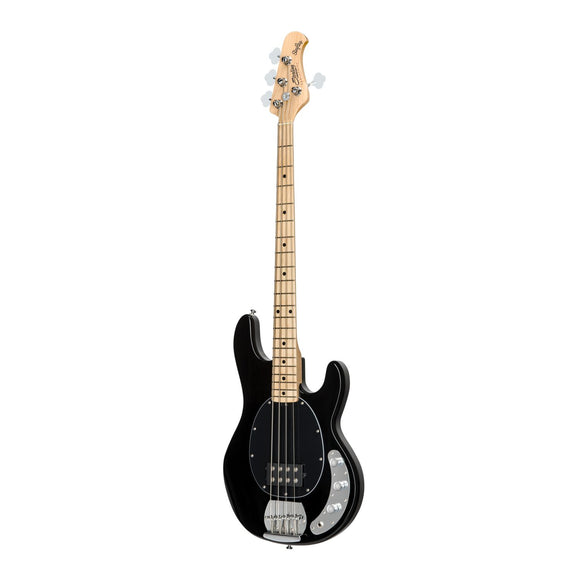 Sterling by Music Man Ray4 Stingray 4 String Bass, Black with Maple Neck