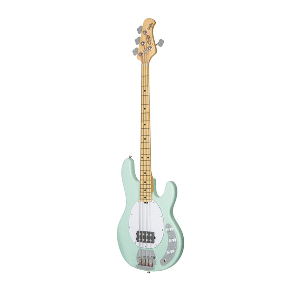 Sterling by Music Man Ray4 Stingray 4 String Bass, Mint Green with Maple Neck