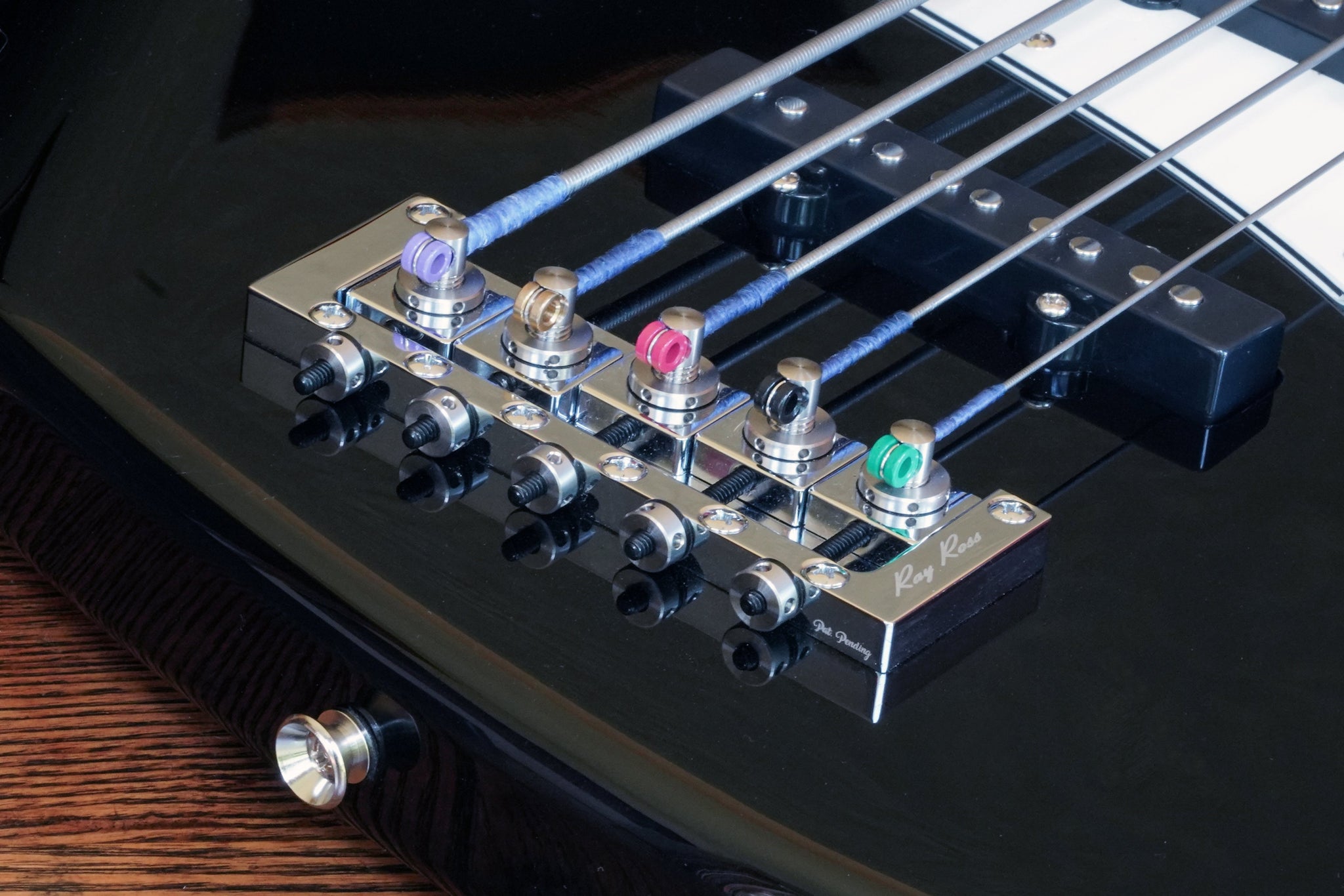 Ray Ross 4-STRING BASS BRIDGE-CHROME - ベース