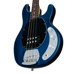 Sterling by Music Man Ray4 Stingray 4 String Bass, Trans Blue Satin