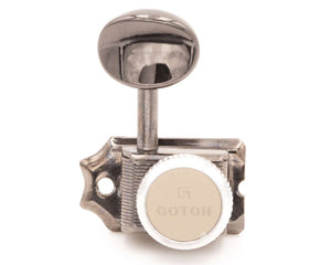 Gotoh MIJ SD91 6 Inline Vintage Locking Strat/Tele Tuners Cosmo Black | SportHiTech