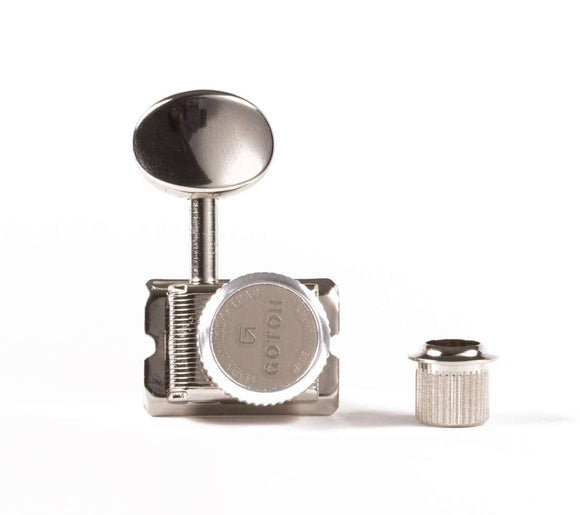 Gotoh MIJ SD91 6 Inline Vintage Locking Strat/Tele Tuners Nickel | SportHiTech