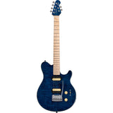 Sterling by Music Man Axis Guitar, Flame Maple Top, Neptune Blue