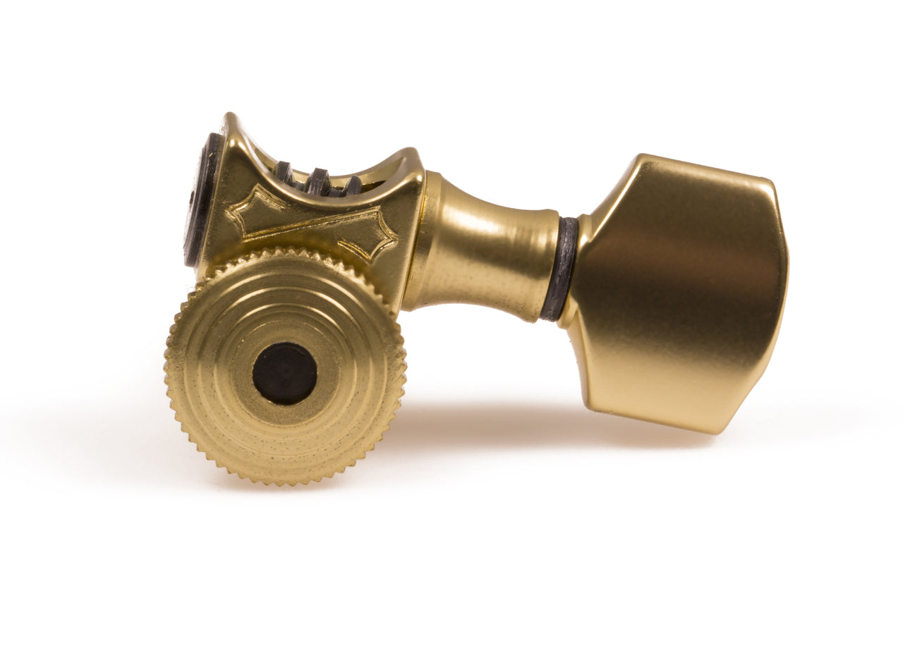 Sperzel Trim-Lok Open 6 in line Satin Gold locking tuner – SportHiTech