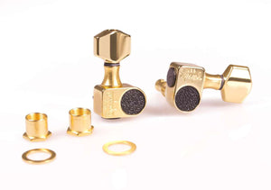 Genuine Sperzel Solid Pro 6 inline Gold plated tuners