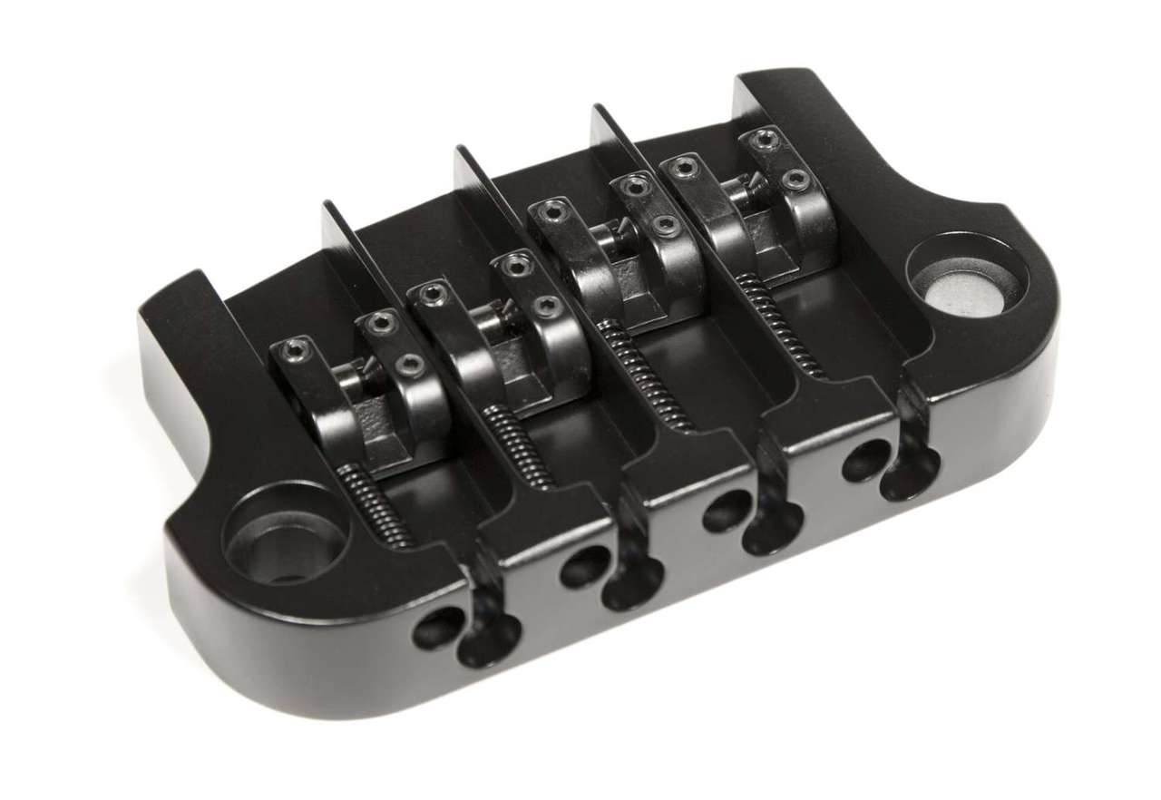 Hipshot Supertone 4-string Bass Bridge Gibson/Epi 3 point Black