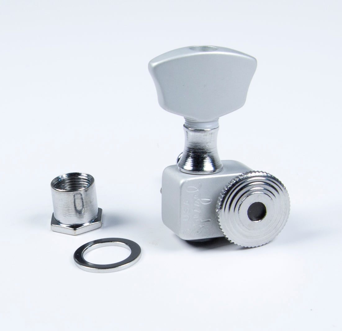 Sperzel Trim-Lok EZ-Mount 3x3 Satin Chrome locking tuners - No