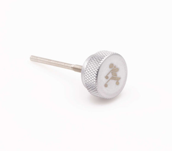 Genuine Tone Ninja Tuner Spares - Locking knob, Satin Chrome 20.5mm