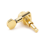 Genuine Tone Ninja 2-pin locking tuners 20:1, Gold, 6 inline staggered
