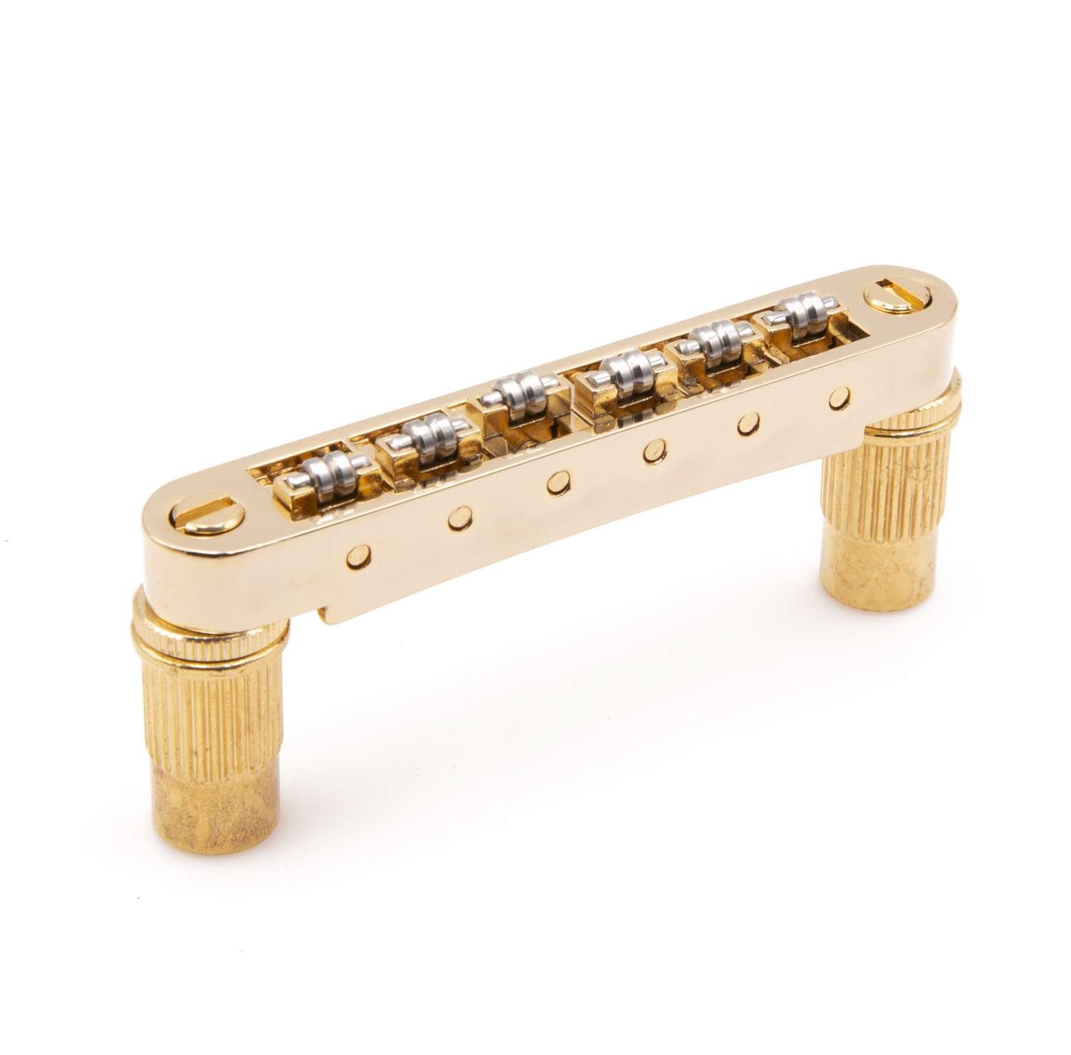 Tone Ninja Metric Nashville Tune-O-Matic Bridge, Roller saddles