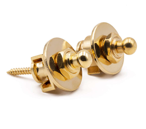 Tone Ninja Classic Schaller-style Straplock, pair (2), Gold