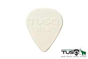 Graph Tech Tusq Picks Standard Shape 0.68mm Bright Tone White 72 pieces