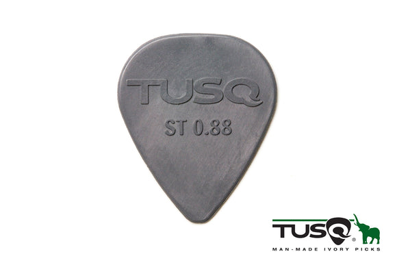 Graph Tech Tusq Picks Standard Shape 0.88mm Deep Tone Gray 6 pieces