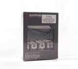 Gotoh MIJ TC2 4-hole Tele Bridge with Titanium vintage saddles, Chrome | SportHiTech