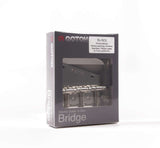 Gotoh MIJ TC1 4-hole Tele Bridge with In-Tune Titanium vintage saddles, Nickel | SportHiTech