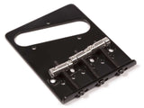 Gotoh MIJ TC2 4-hole Tele Bridge with Titanium vintage saddles, Black | SportHiTech