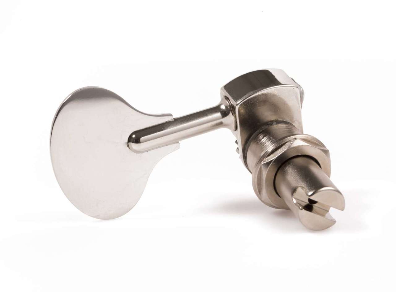 Hipshot Ultralite USA Tuner HB6C 1/2 Nickel - 5 String Inline Set - Foto 3