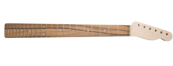 Fender Licensed Fat Tele neck, Pau Ferro, Unfinished - TNFDPF