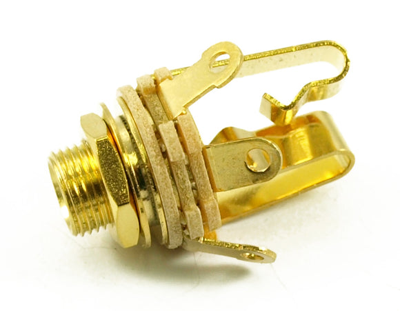 Genuine Switchcraft Jack 1/4 Stereo Jack - Gold Plate