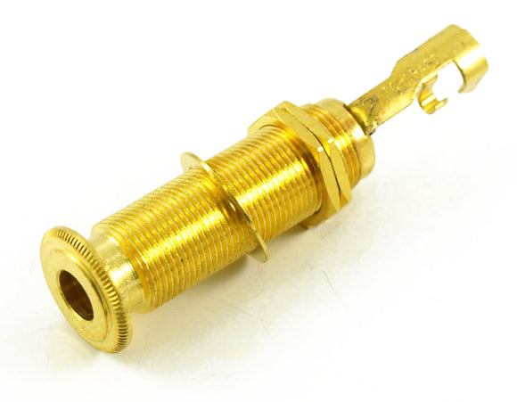Genuine Switchcraft End Pin Jack Stereo Gold