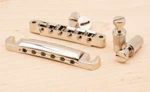 Wikinson Tune-o-matic ABR-1 bridge and Tailpiece combo, Nickel