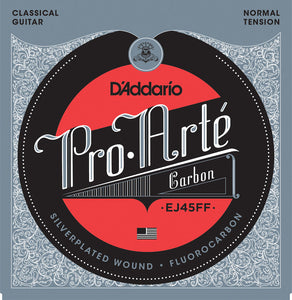 D'Addario EJ45FF Pro-Arté Carbon Classical Guitar Strings,  Normal Tension