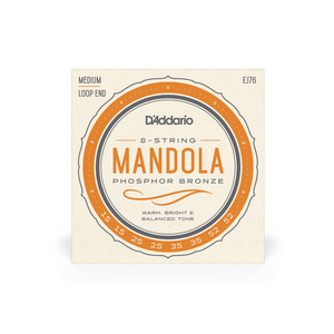 D'Addario EJ76 Phosphor Bronze Mandola Strings, Medium, 15-52