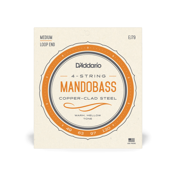 D'Addario EJ79 Copper Mandobass Strings, 49-130