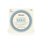 D'Addario EJS60 5-String Banjo Strings, Stainless Steel, Light, 9-20