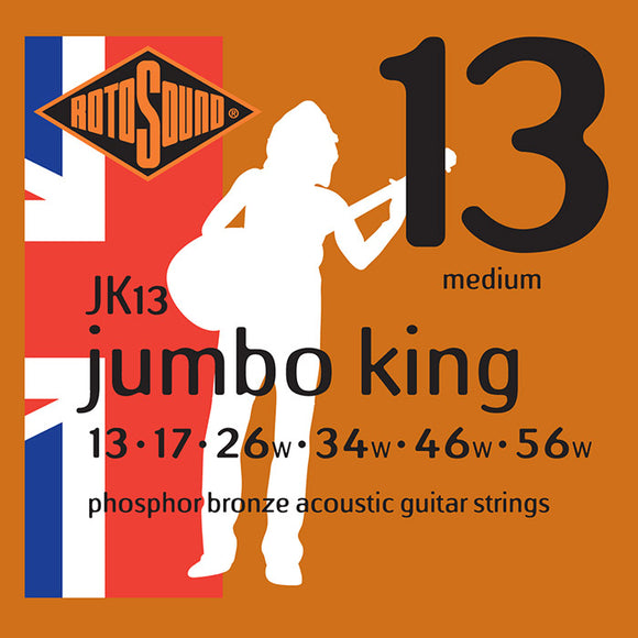 Rotosound Jumbo King Phosphor Bronze Medium strings 13-56 JK13
