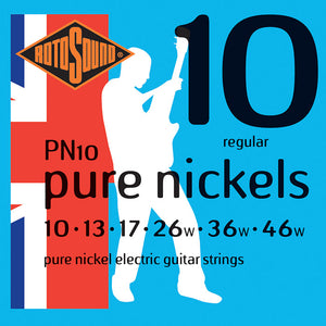 Rotosound Pure Nickel Electric Guitar Strings Light 10-46 PN10