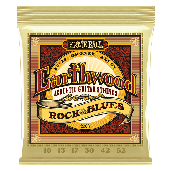 Ernie Ball Earthwood Rock And Blues 80/20 Bronze Acoustic Guitar Strings