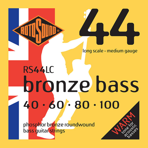 Rotosound Bronze Bass Strings Medium 4 String 40-100 RS44LC