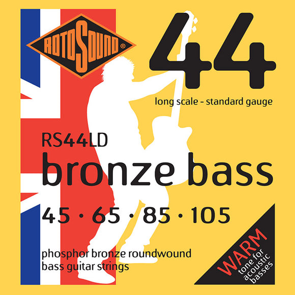 Rotosound Bronze Bass Strings Standard 4 String 45-105 RS44LD