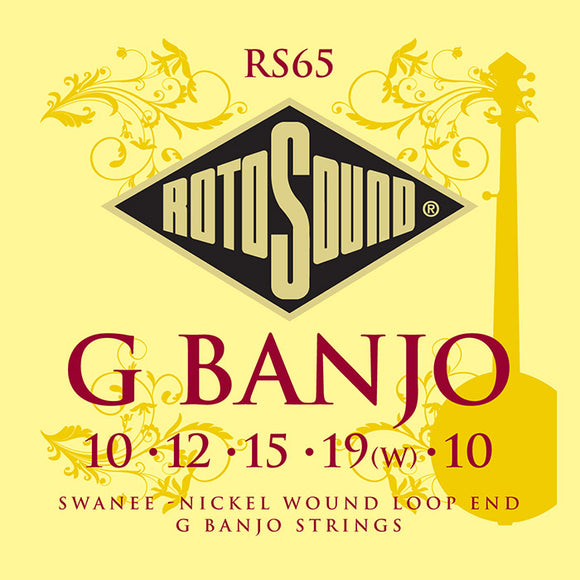 Rotosound Swanee Nickel wound loop G Banjo 5 String set RS65